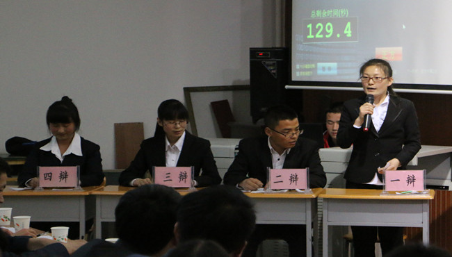 践行社会主义核心价值观，弘扬青春正能量”主题辩论赛