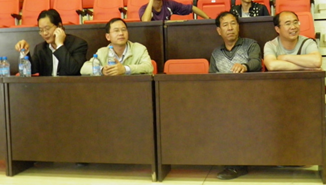 伟德1949官网与酒泉职业技术学院员工篮球友谊赛
